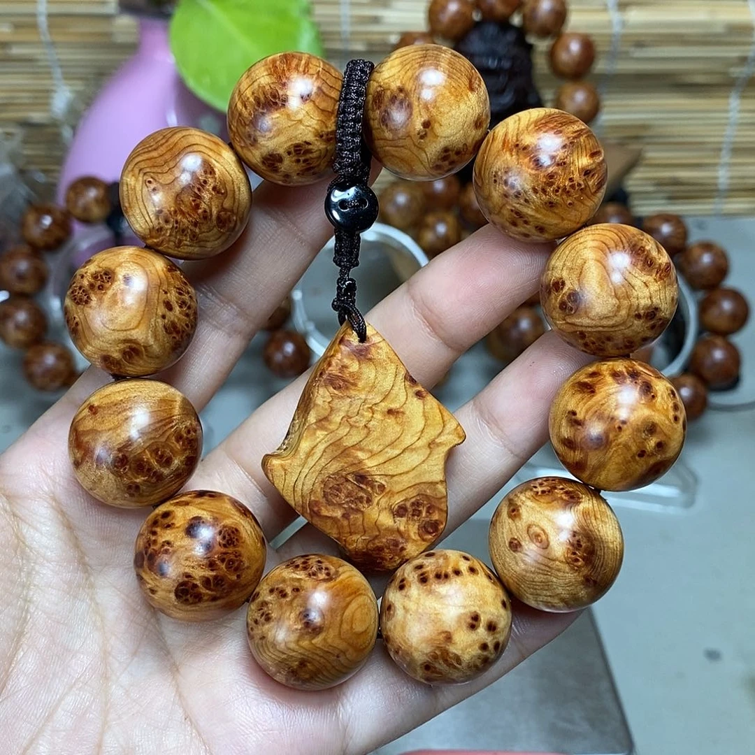 柏木（崖柏）手串/手链老*