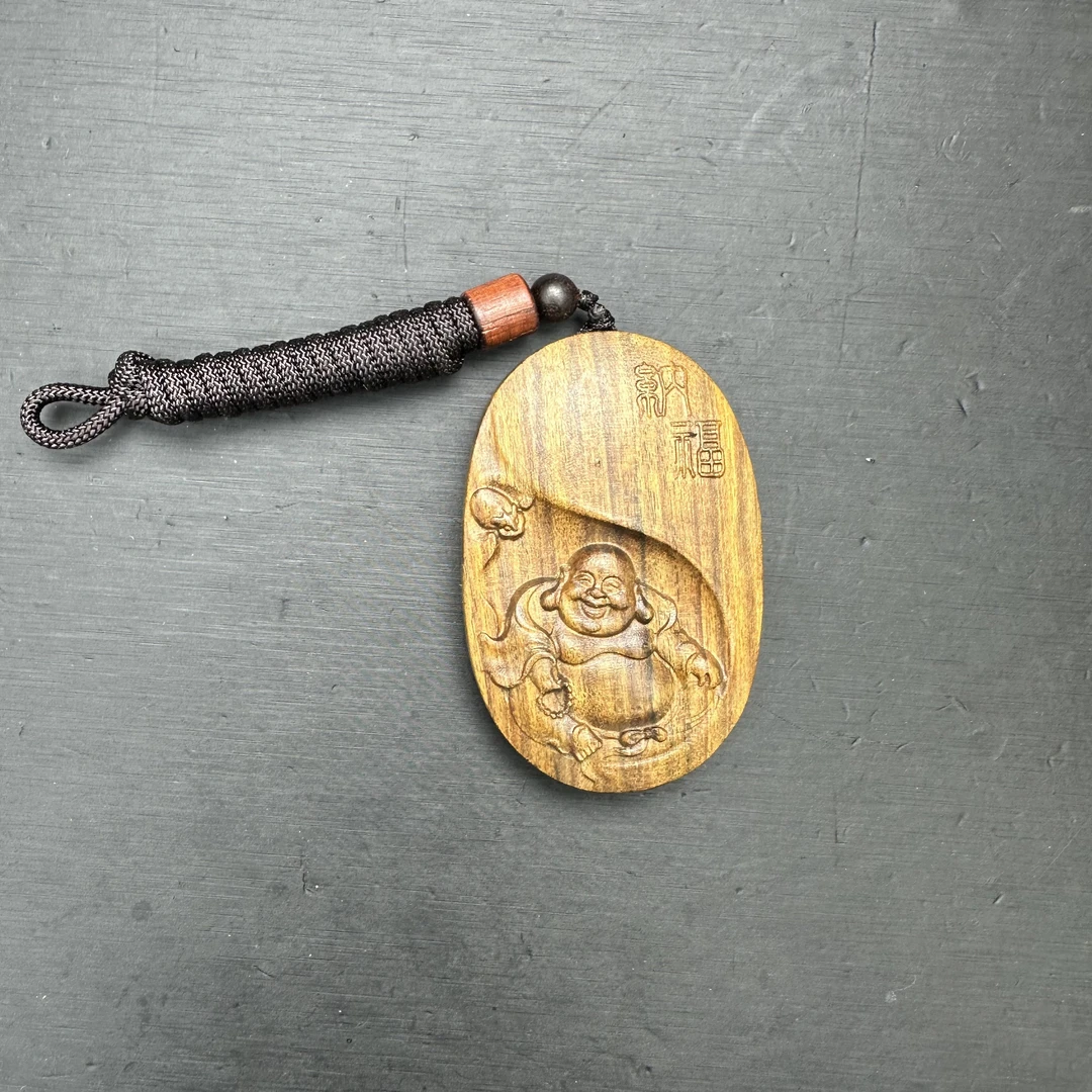 484开师兄木质手把件