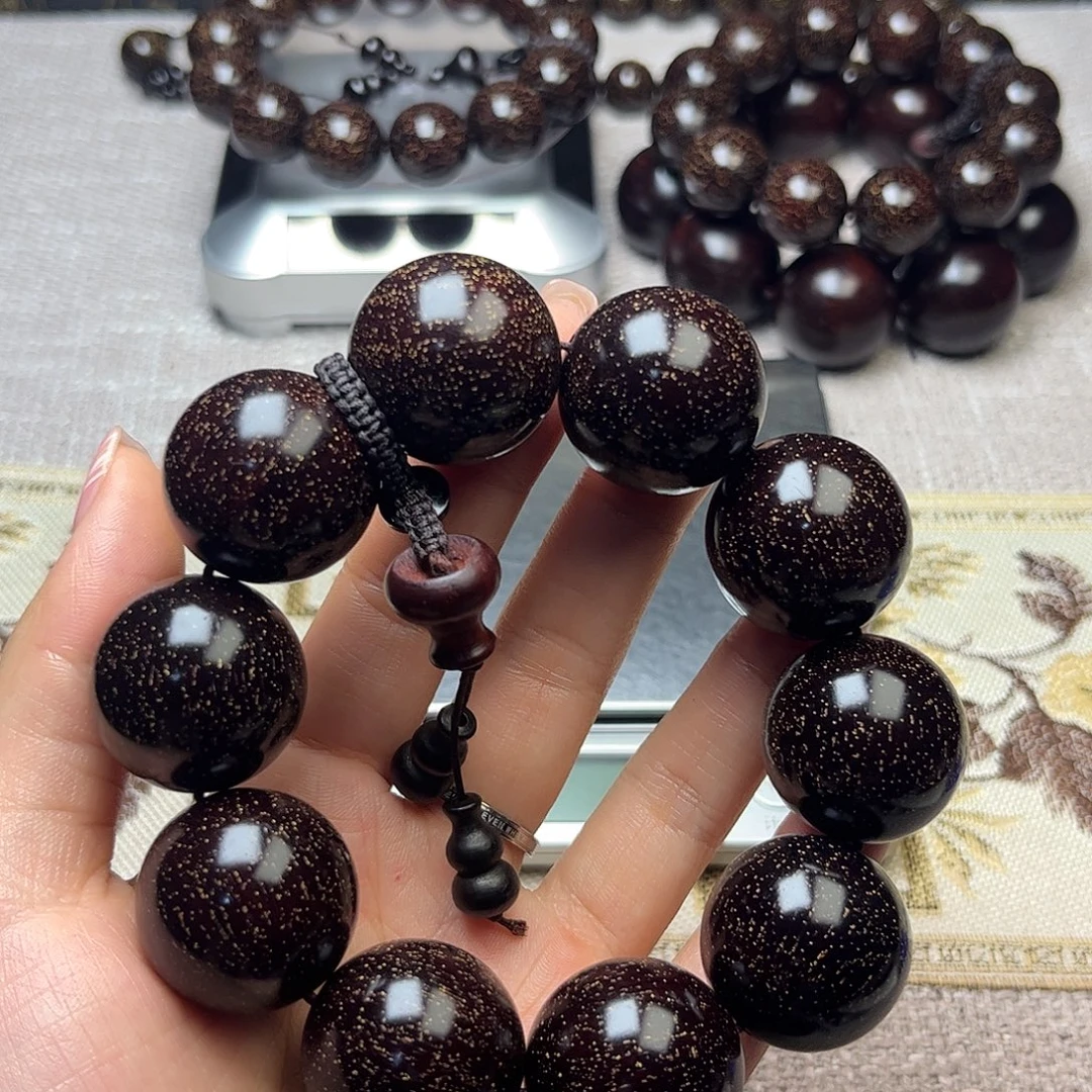 檀香紫檀（小叶紫檀）2.5 10颗爆星