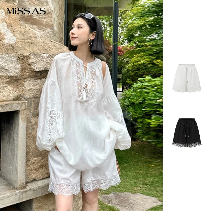 【ODTD x MAKE IF】镂空刺绣短裤女款25早秋新品