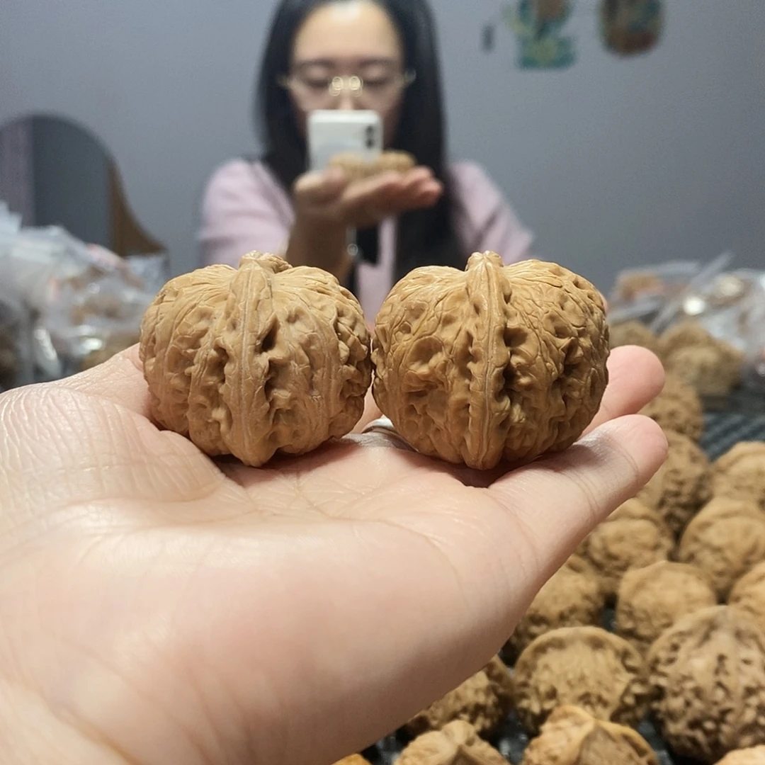 顺***§吊坠文玩核桃元宝38色差