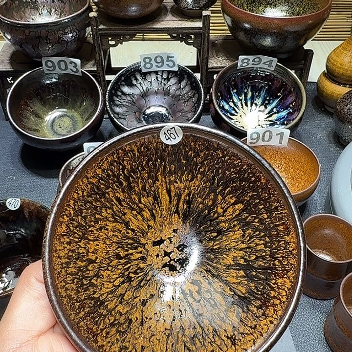 白***人茶盏建盏主人杯467