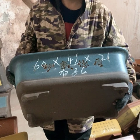紫砂花盆手工制作