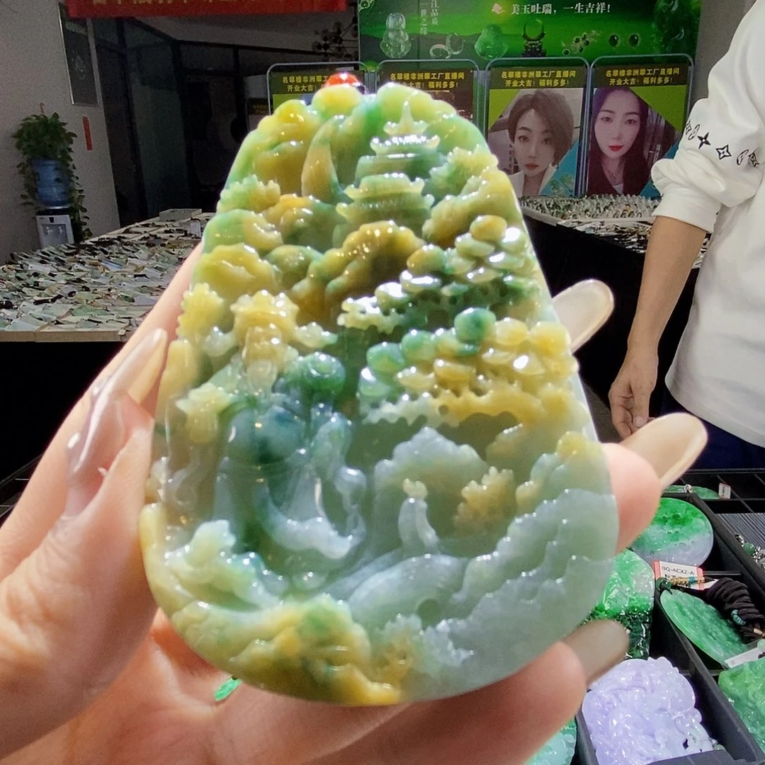颈饰未镶嵌翡翠我