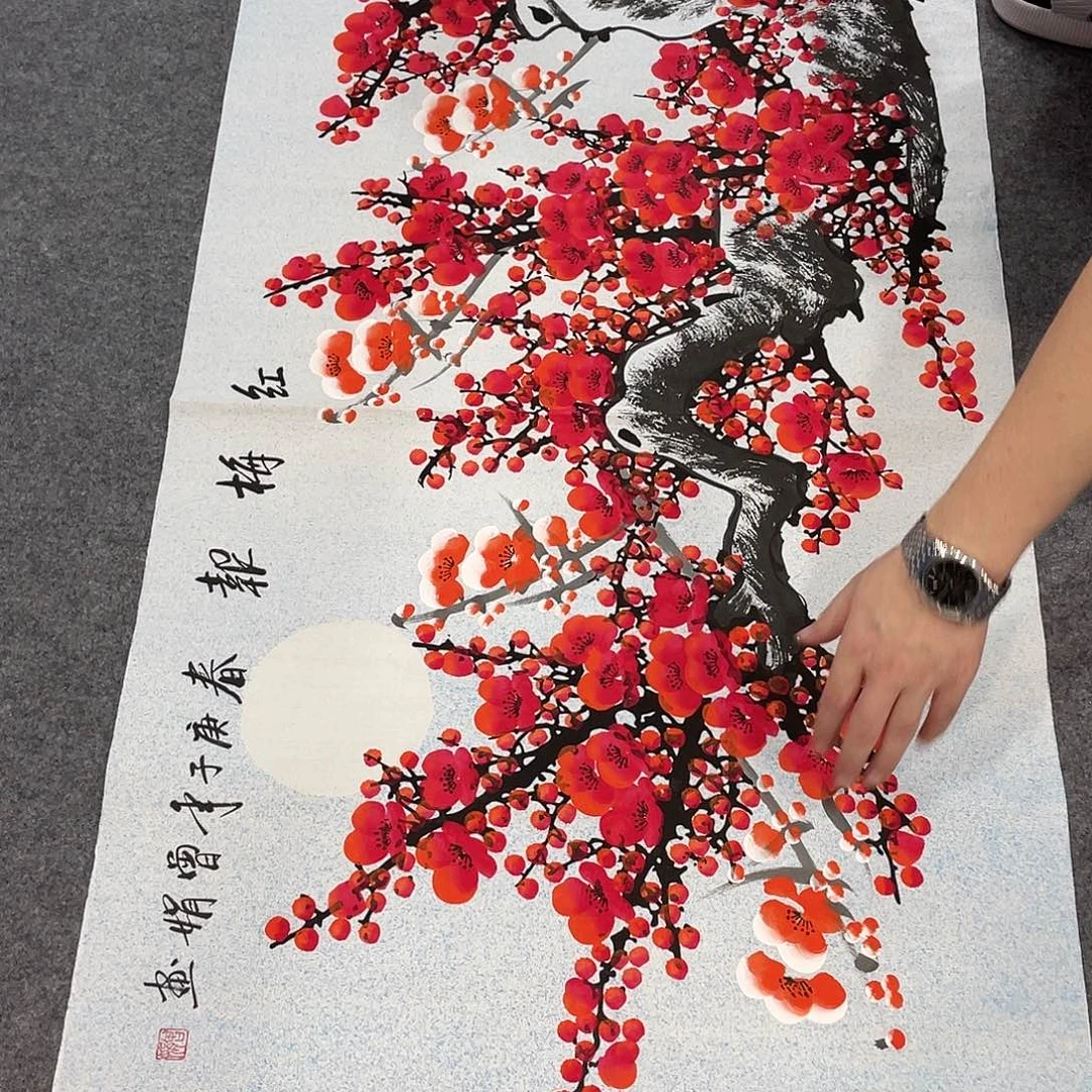 国画今天早上国画作品欣赏