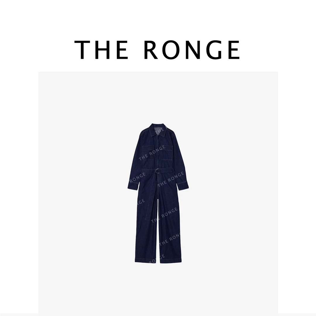 THE  RONGE | 臭氧水洗土壤牛仔连体裤外套RE250219