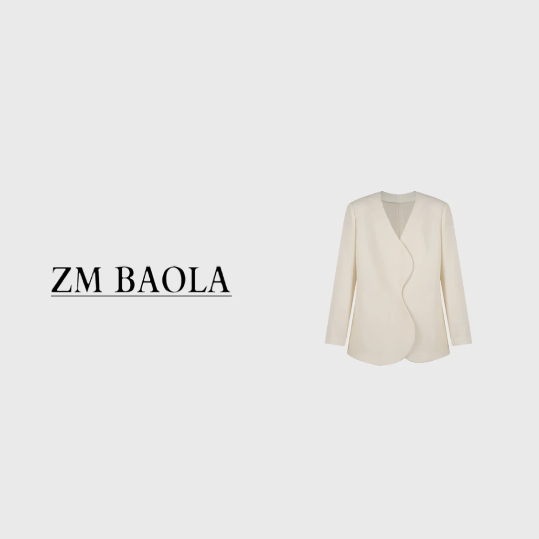 ZM BAOLA【斑斓-大言】波浪设计 重工西装上衣BS6185-S3