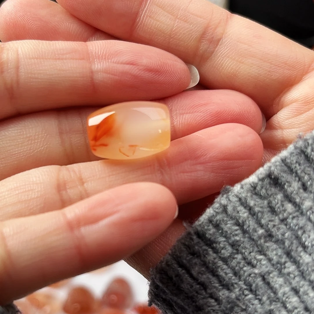 南红玛瑙珠宝奇石未镶嵌桶珠