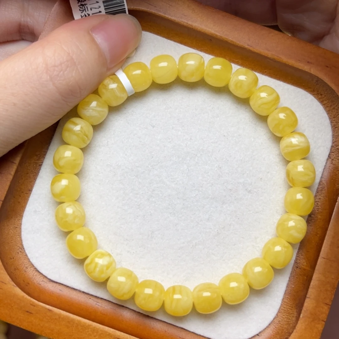 蜜蜡未镶嵌珠宝奇石8.2mm