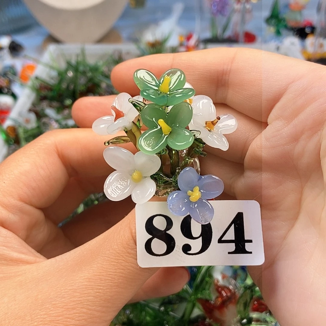 琉璃手工艺品894花瓶