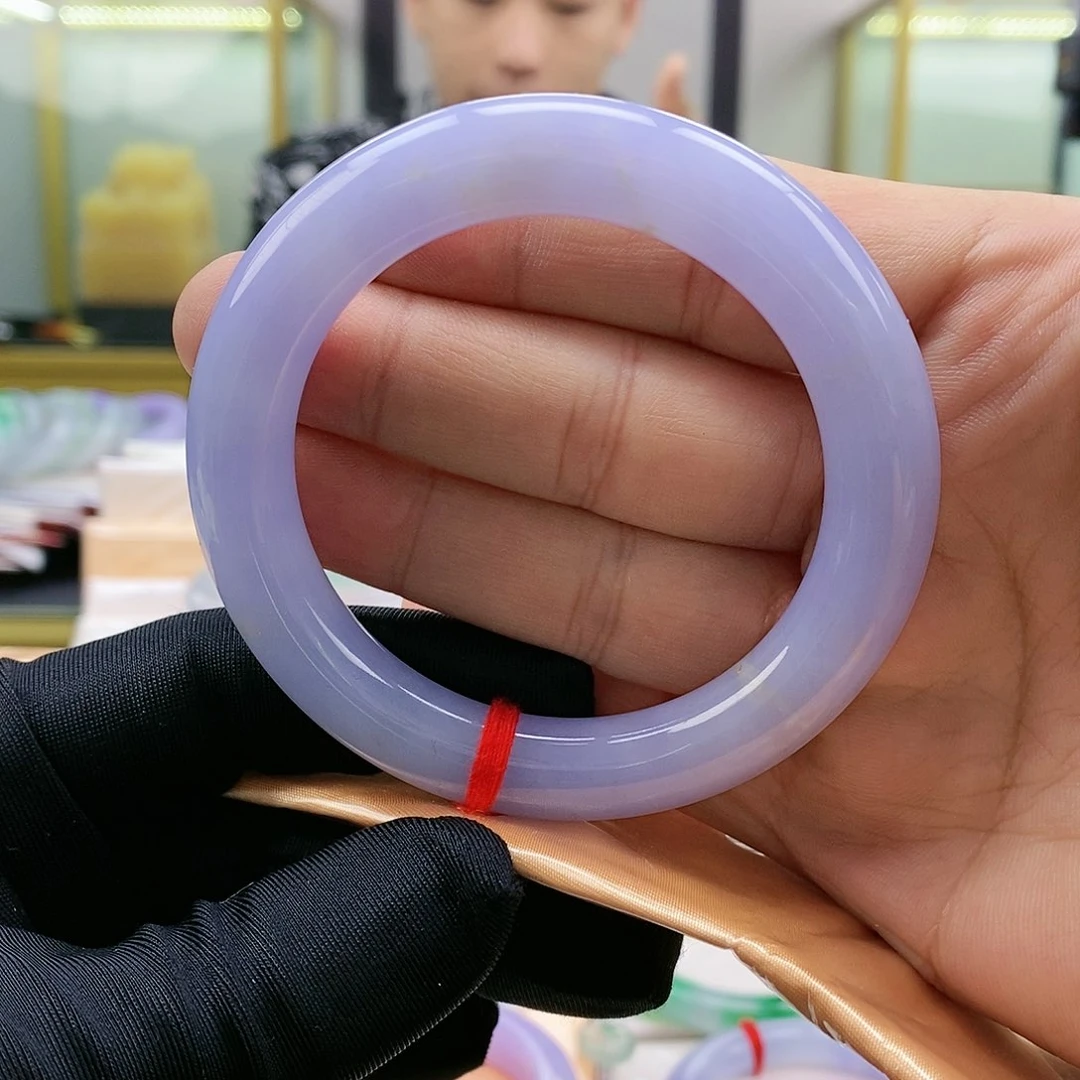 【闪购商品】未镶嵌手镯翡翠冰胶蓝紫