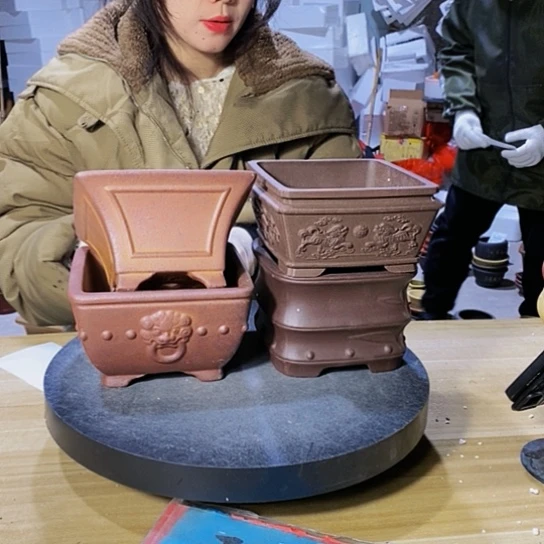 紫砂花盆紫砂花盆