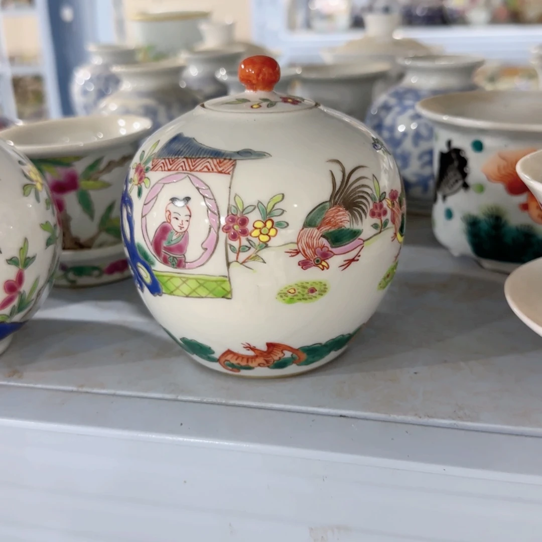 陶其他手绘瓷器，全部处理