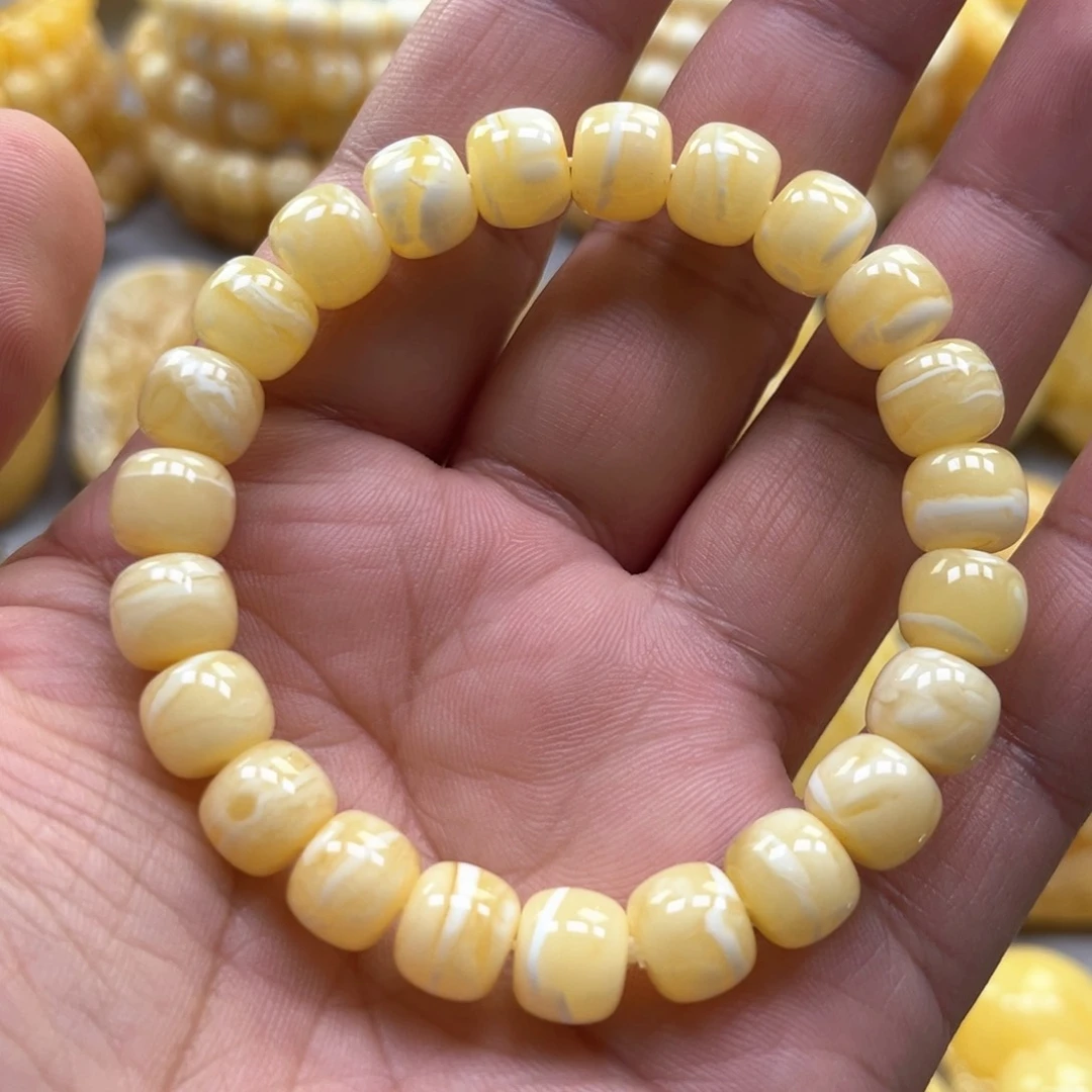琥珀手链未镶嵌手串