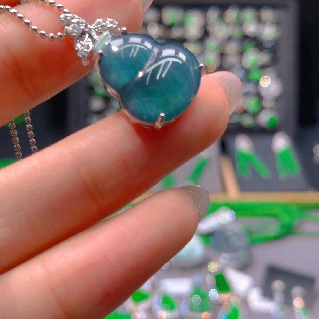 翡翠未镶嵌耳饰天然翡翠