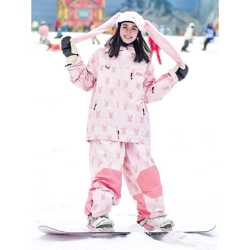 -2025新款滑雪服女式套装男式单板双板防水防风户外防寒