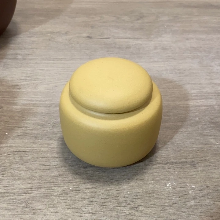 紫砂茶叶罐用****5两个小罐子