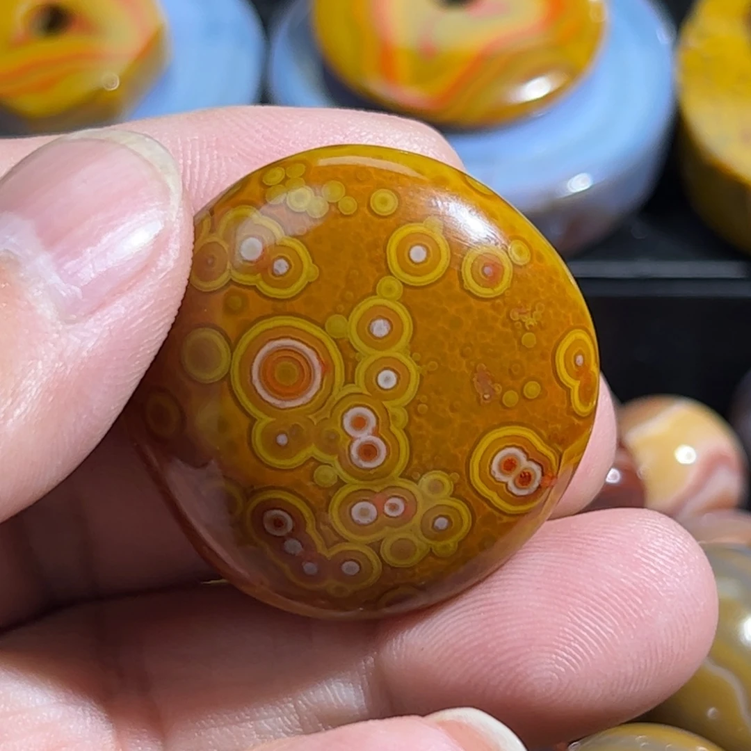 格***线玛瑙/玉髓合金颈饰