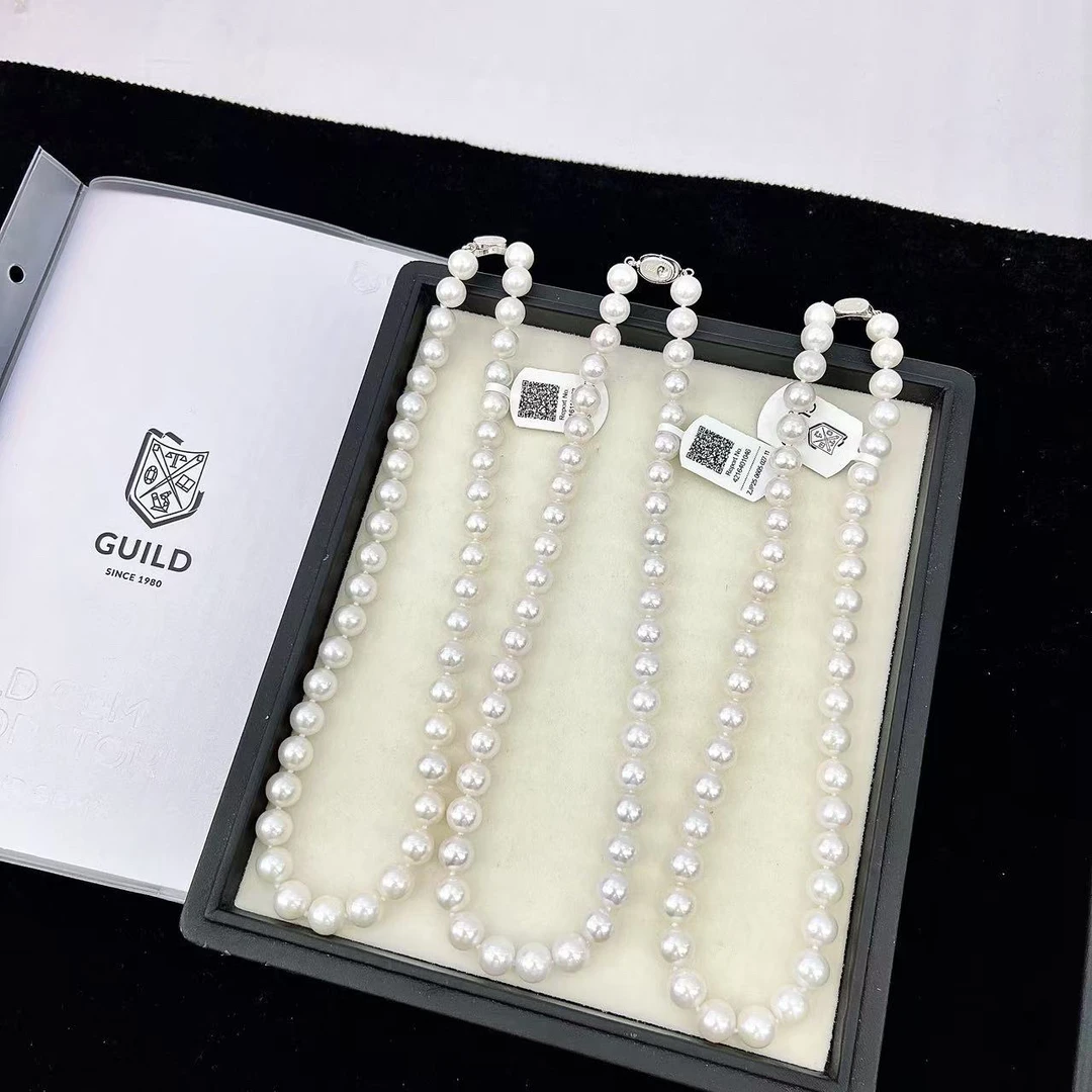 【诸暨溯源】天然淡水珍珠项链 约9-10mm 多样性发一件 ZXB015