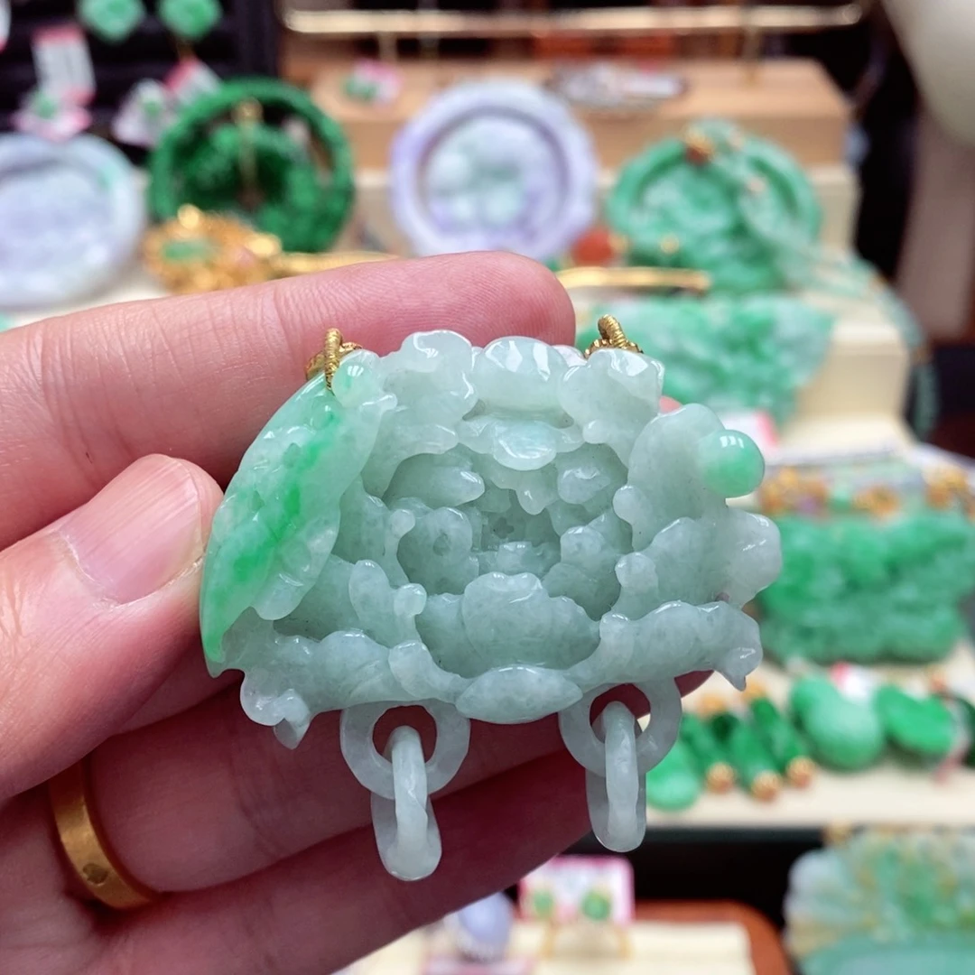 颈饰未镶嵌翡翠翡翠吊坠