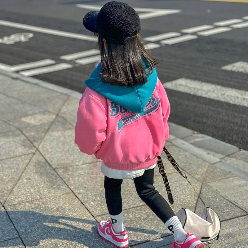 【1月16】女童外套秋冬2024新款儿童秋装洋气夹棉加厚女孩冬装S231