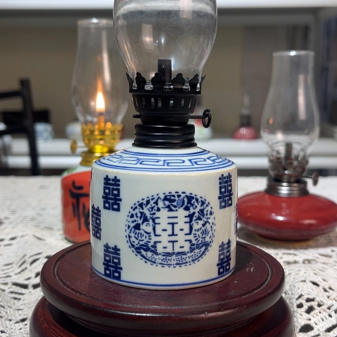 摆件景德镇陶瓷香薰灯