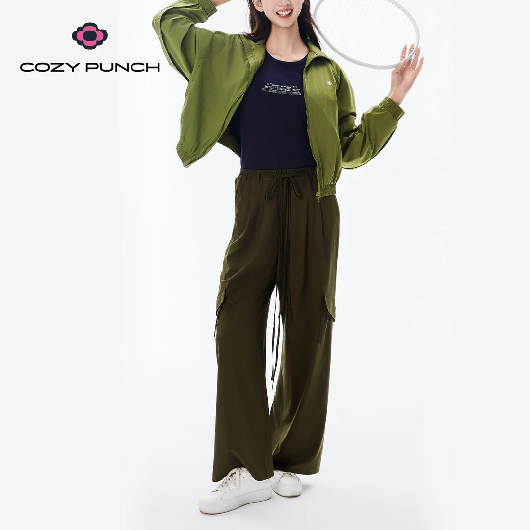 cozy punch【松弛感阔腿神裤】休闲风阔腿长裤73784662【618】