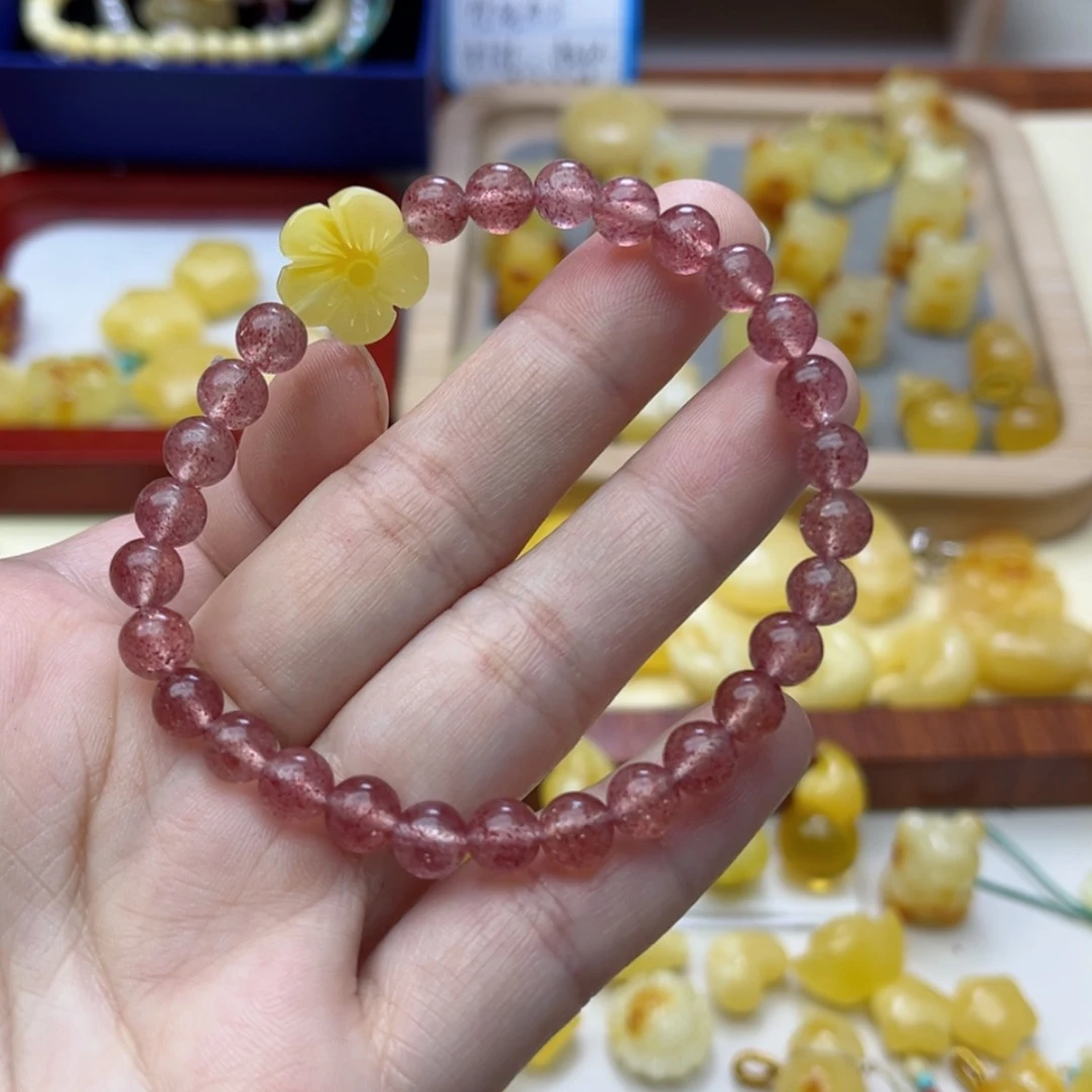 【闪购商品】蜜蜡手链未镶嵌配饰