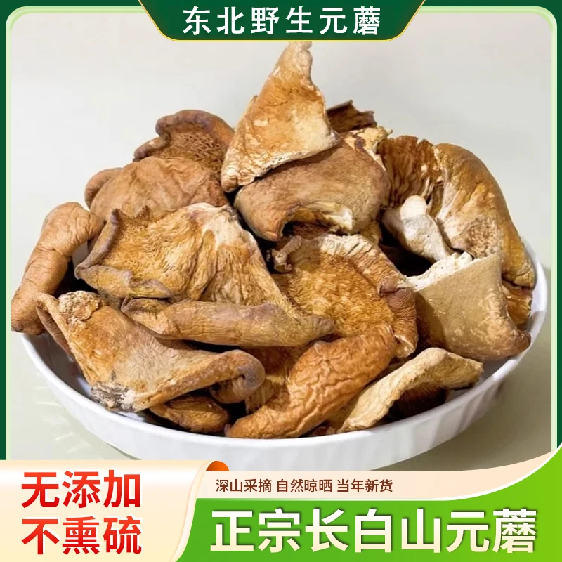 东北野生元蘑长白山冻蘑新货干货肉厚小鸡炖蘑菇自然晾晒 供销社