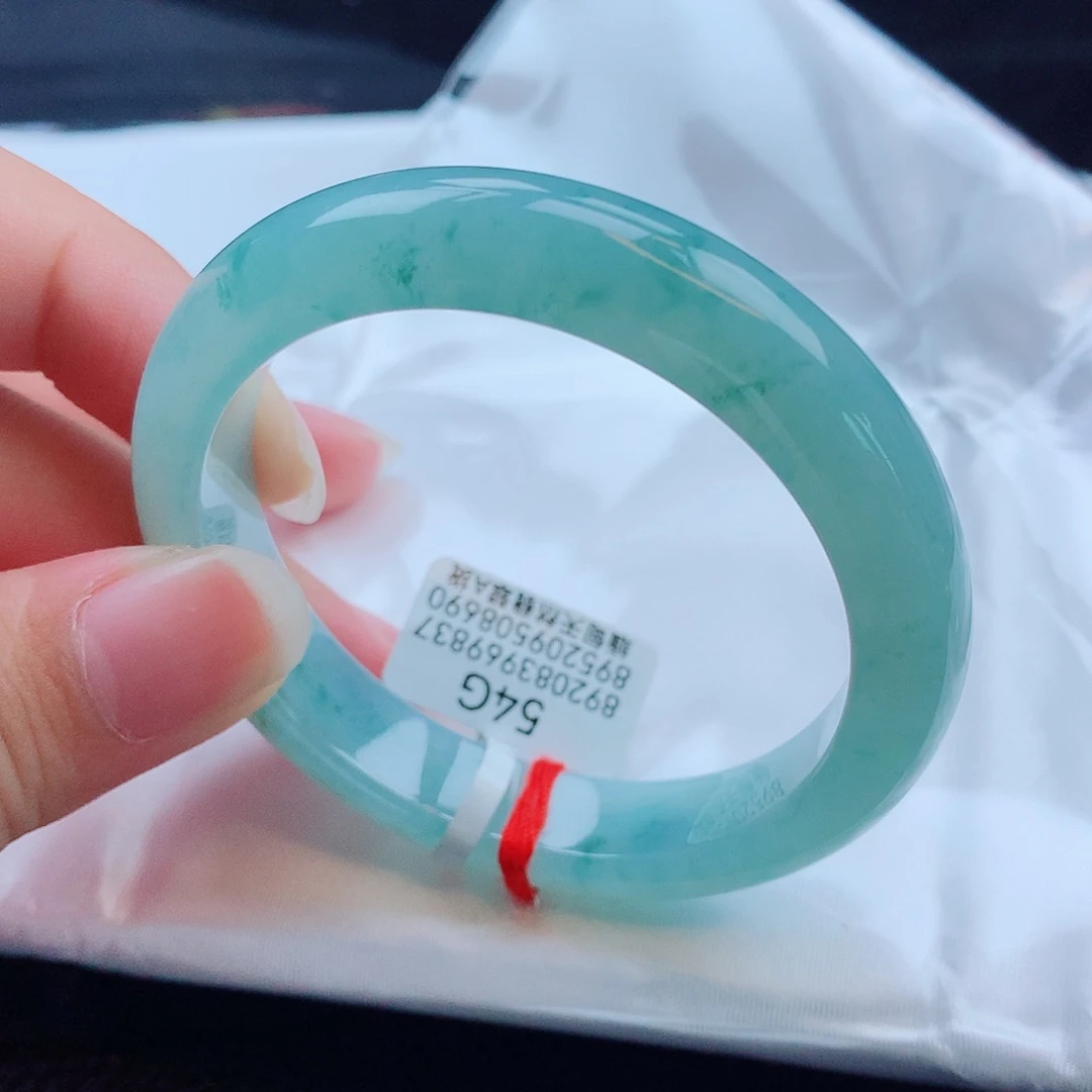 翡翠未镶嵌手镯天然缅甸翡翠A货手镯