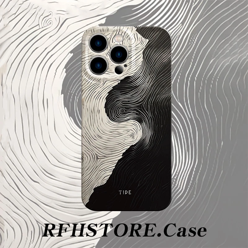 闪度侠潮汐年轮适用iPhone16/15promax菲林手机壳华为vivoppo小米