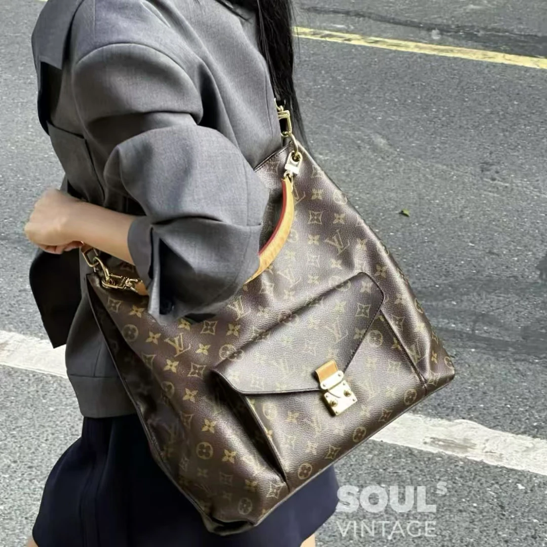 95新 LouisVuitton/路易威登 老花metishobo单肩包/678820993