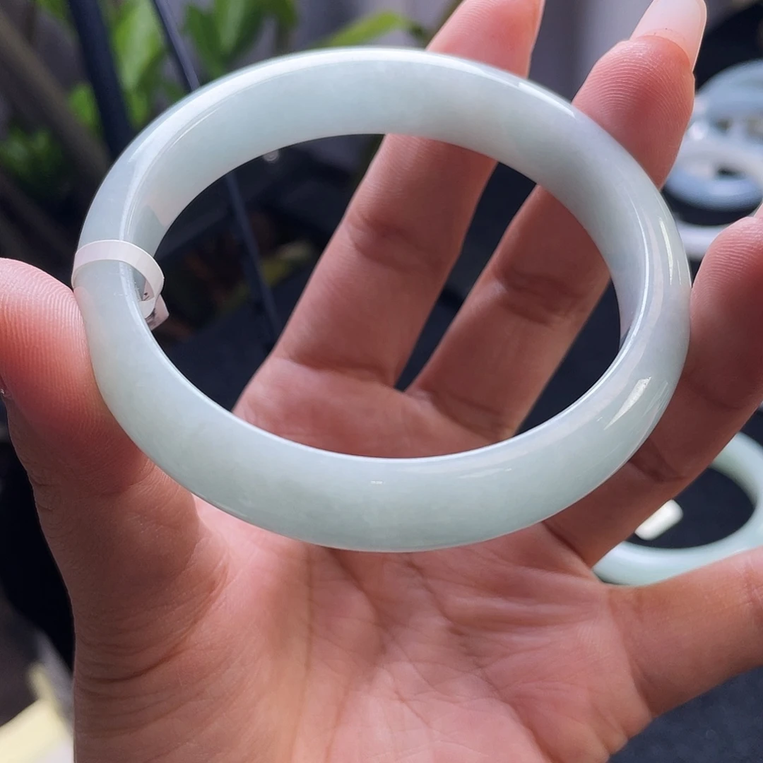 翡翠未镶嵌手镯61正圈5