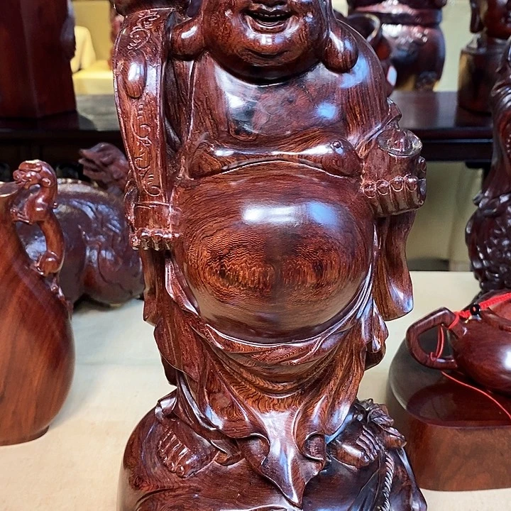 梨木自*黄花梨油梨弥勒佛