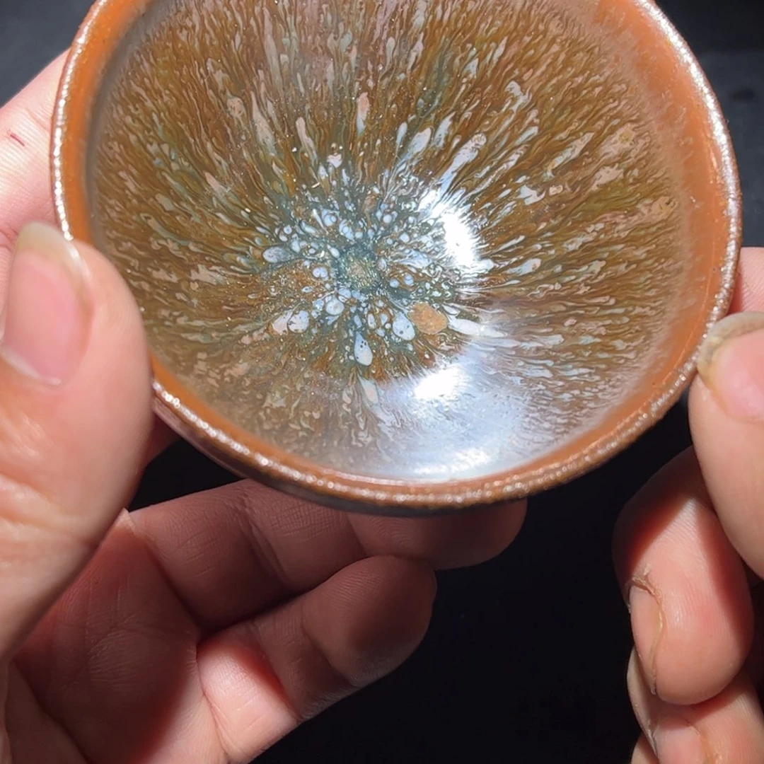 茶盏印山窑柴烧作品
