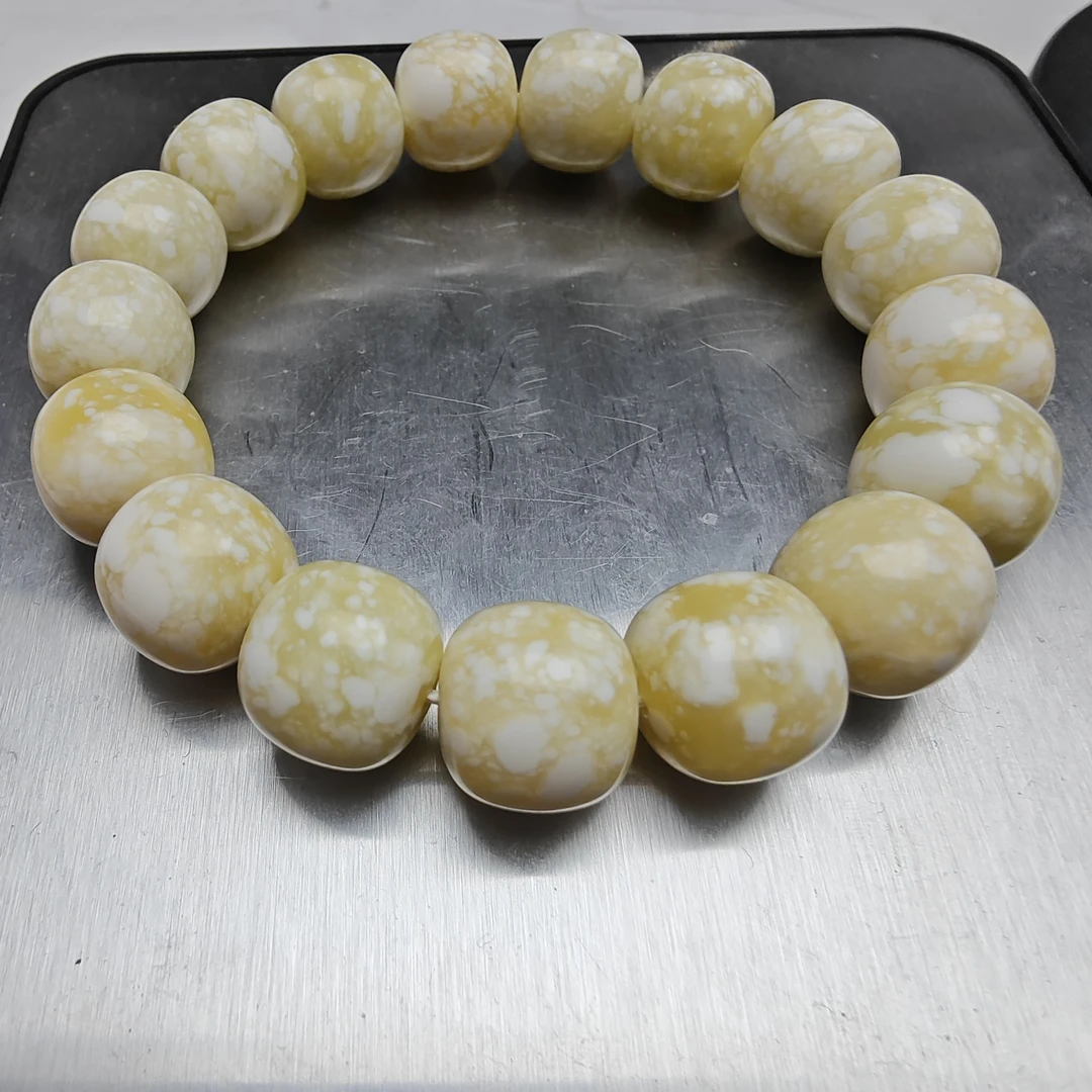 275号-尺寸1.4老型手串-千层雪白色妖花-送带标单株