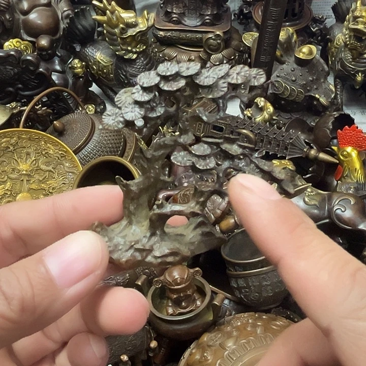 顺顺利利，铜器摆件