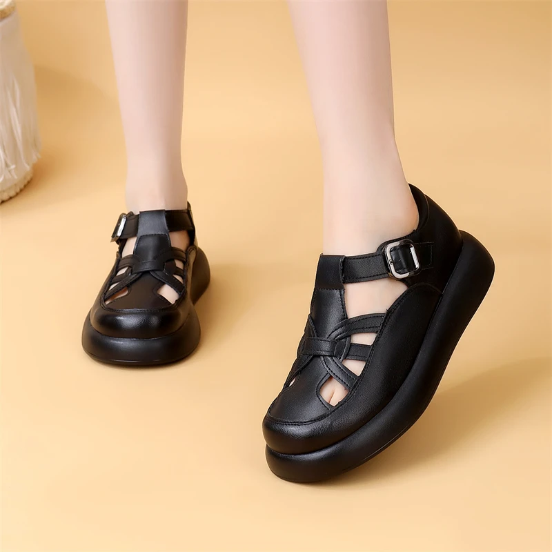 34小码凉鞋女2025夏季新款时尚外穿仙女风软底防滑学生凉鞋41大码