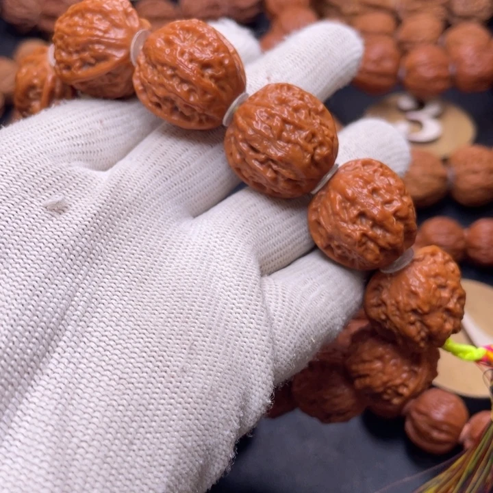 把件文玩核桃火焰纹21