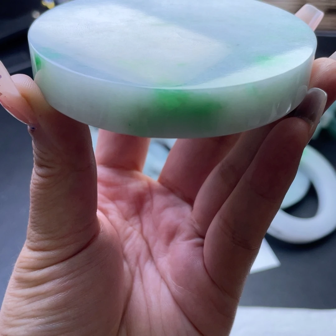 定制翡翠缅A翡翠未镶嵌君*兰