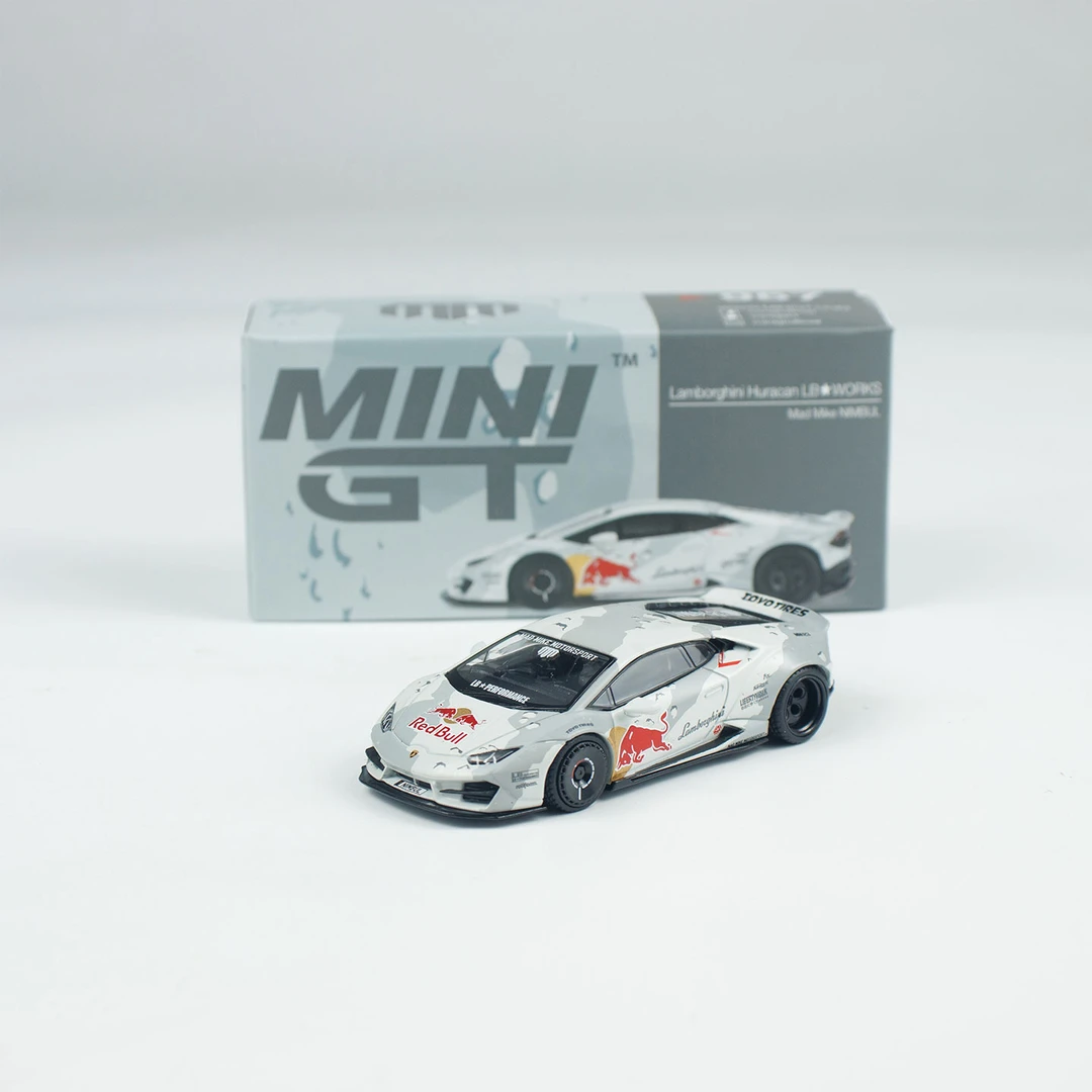 MINIGT车模 1:64 合金 967号 兰博基尼小牛 红牛 小比例汽车模型