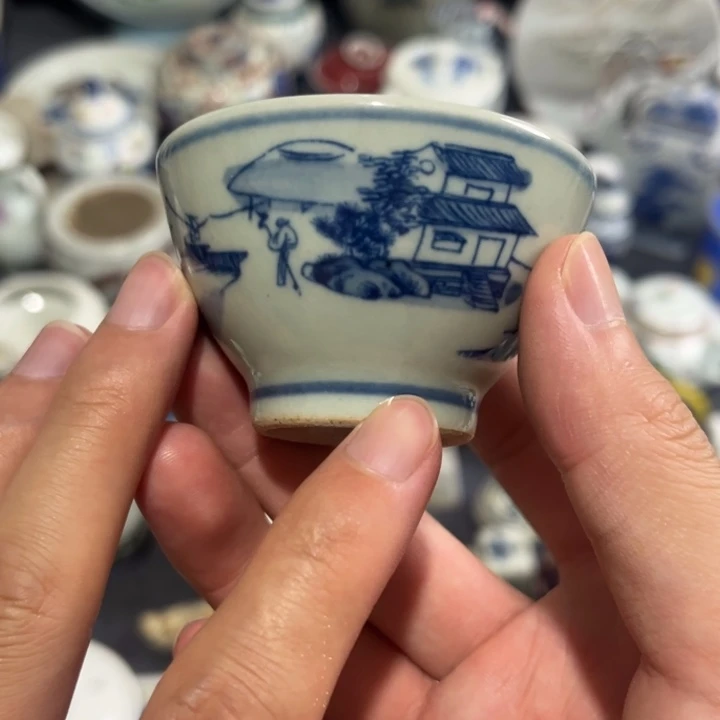 摆件景德镇陶瓷杯子