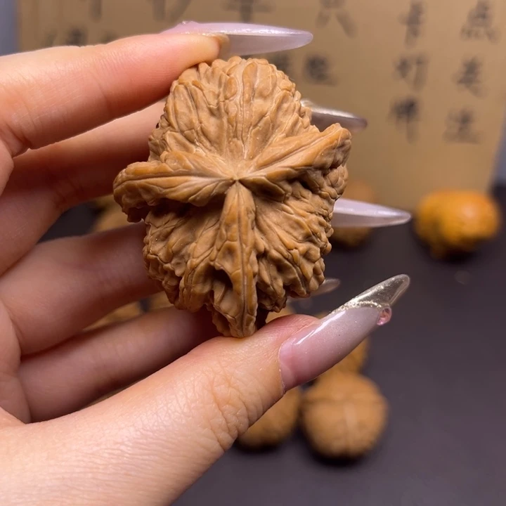 -***-菩提籽类白狮子单只异型有瑕