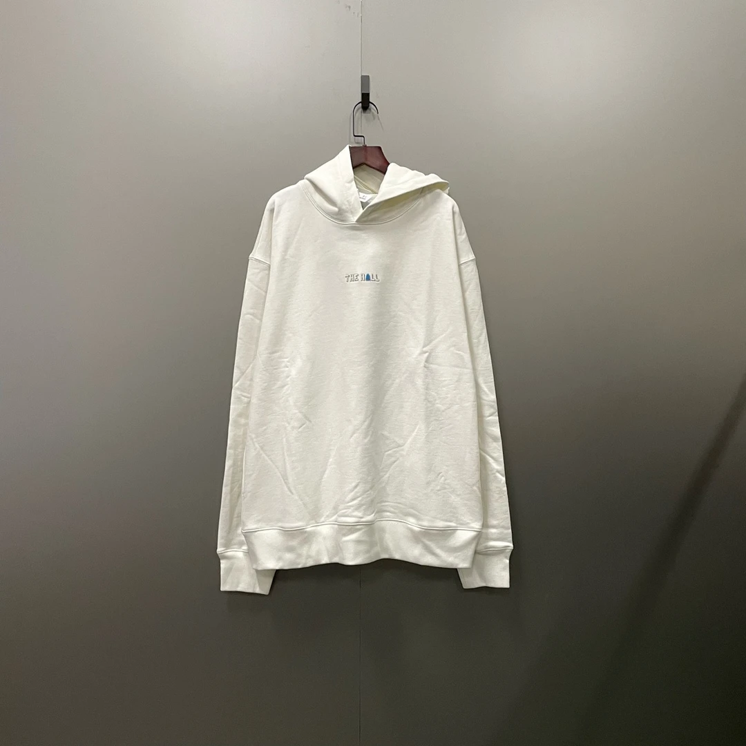 95新  (ll) The Hall 白色帽衫 1码2码3码4码