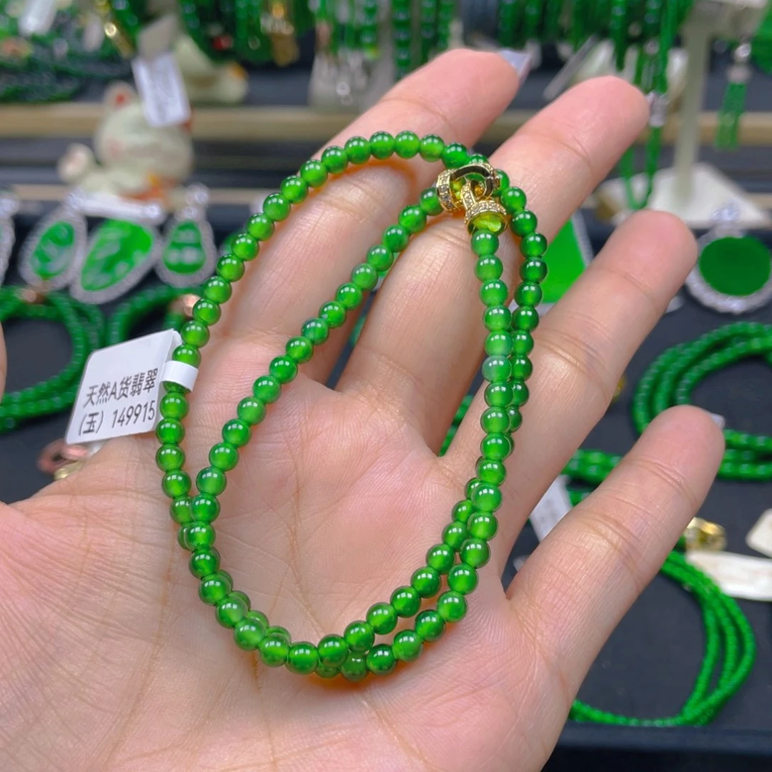 颈饰未镶嵌翡翠锁骨链4