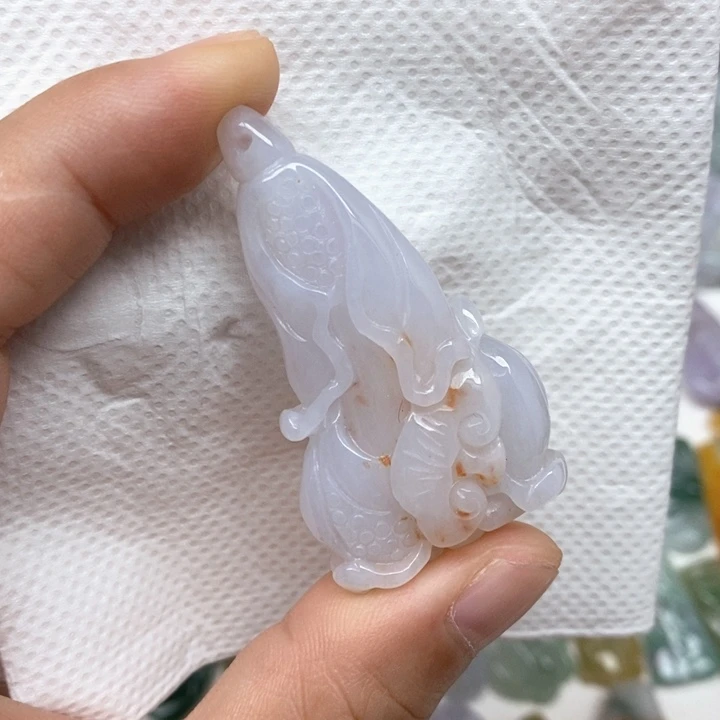 颈饰未镶嵌翡翠天然缅甸翡翠