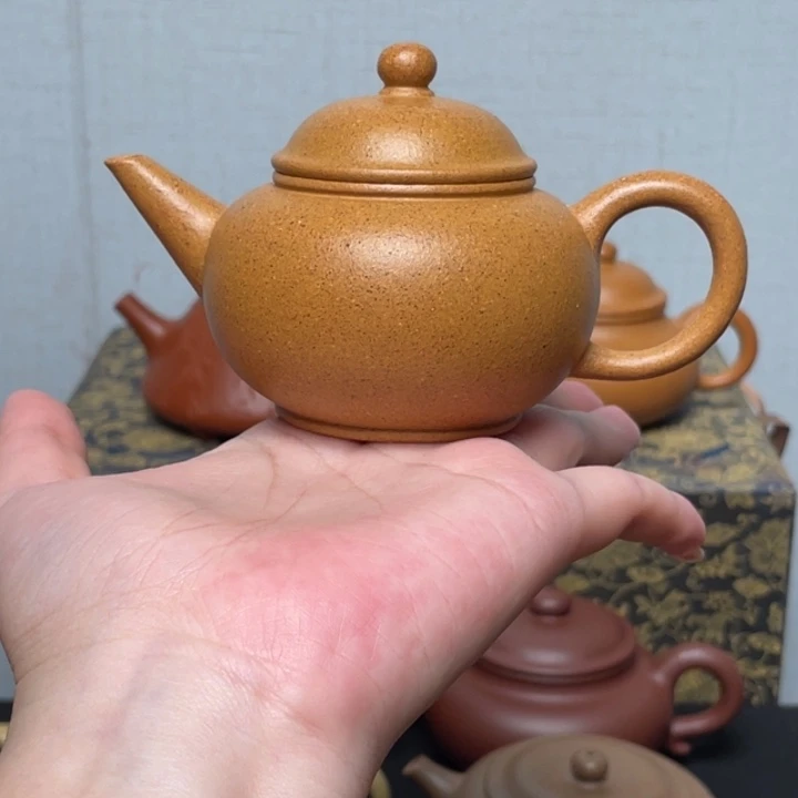 紫砂壶全手工黄金段