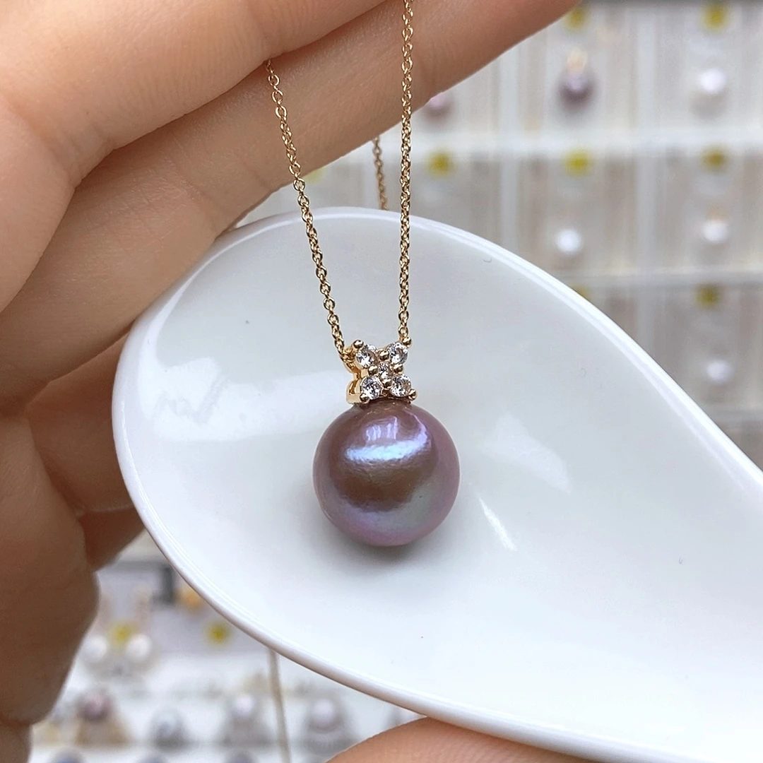 淡水珍珠合金颈饰