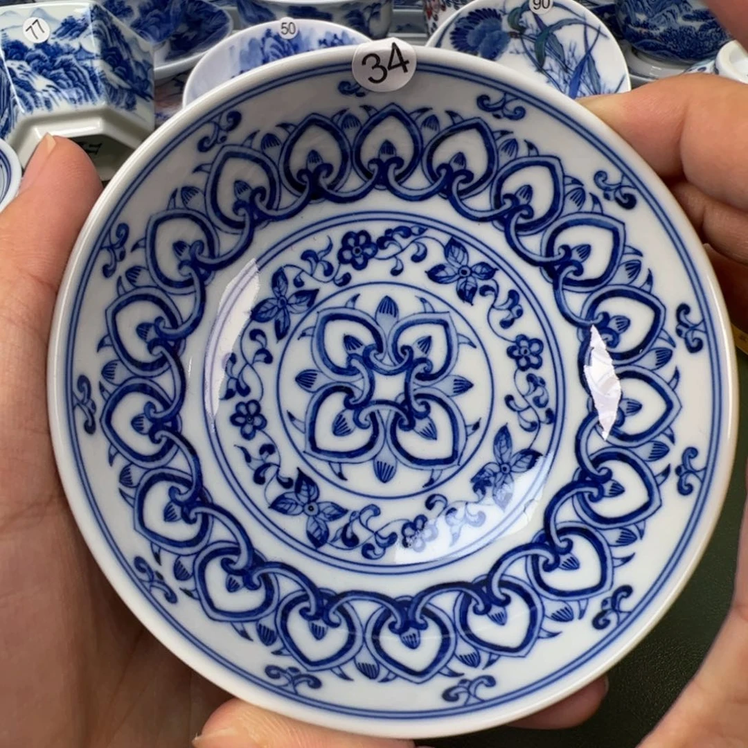 景德镇纯手工纯手绘茶具木木34