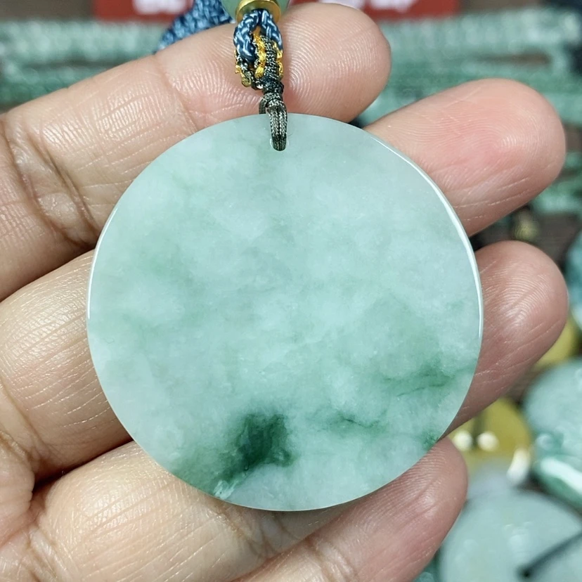 【闪购商品】翡翠颈饰未镶嵌玉吊坠翡翠玉无事牌小款